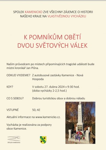 Ilustrativní obrázek ke článku K pomníkům padlých v obou světových válkách